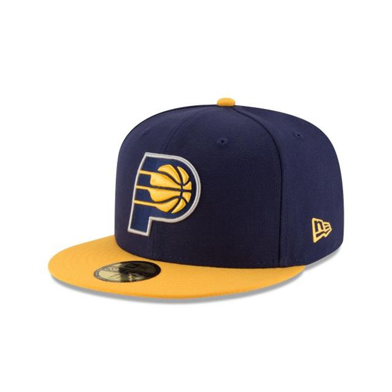 NBA Indiana Pacers 2tone 59Fifty Fitted (OQZ8969) - Blue New Era Caps